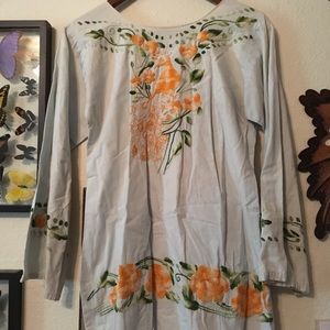 Vintage Hand Embroidered Tunic